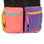 Mochila Grande Capricho Contrast - Preto e Rosa