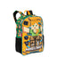 Kit Mochila Grande e Estojo 2 Compartimentos Minecraft Funtage - Colorido