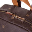 Mochila Média Sestini Monograma - Marrom