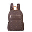 Mochila Média Sestini Monograma - Marrom