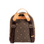 Mochila Média Sestini Monograma - Marrom