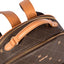 Mochila Média Sestini Monograma - Marrom