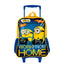Kit Mochilete Grande mais Lancheira Pequena e Estojo 2 Compartimentos Minions M Gamer - Colorido
