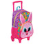 Mochila de Rodinha Média Sestini Kids X Coelho - Colorido