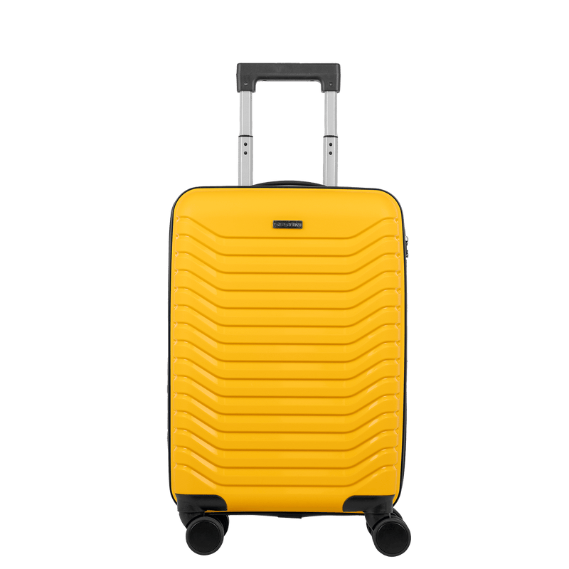 Mala de Viagem Bordo com Rodas 360º PP Basic - Amarelo