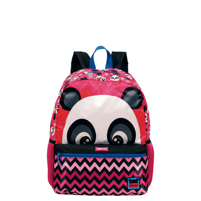 Mochila Grande Sestini 21M Plus Panda Colorido