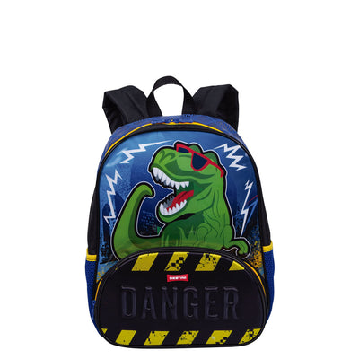 Mochila Grande Sestini 21X Dino Colorido