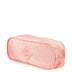 Estojo Especial 2 Compartimentos Metálico Rosa