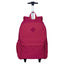 Kit Mochila Carrinho Externo e Lancheira Pocket Sestini Crinkle Rosa - Pink