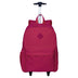 Kit Mochila Carrinho Externo e Lancheira Pocket Sestini Crinkle Rosa - Pink