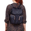 Mochila Média com Tampa Paul Frank Glam Preto