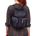 Mochila Média com Tampa Paul Frank Glam Preto