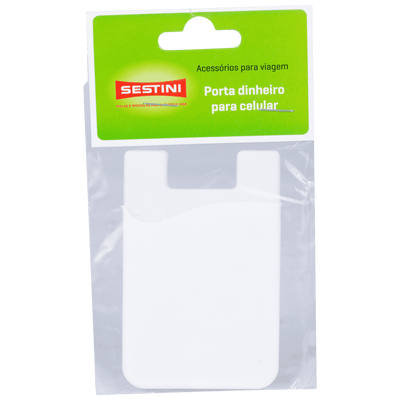 Porta Dinheiro para Celular Branco