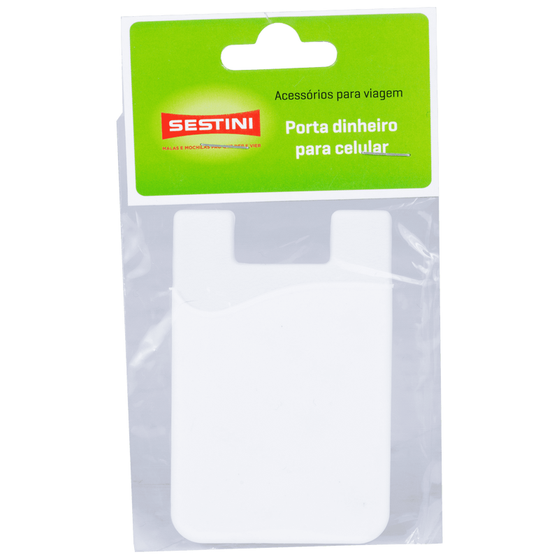 Porta Dinheiro para Celular Branco