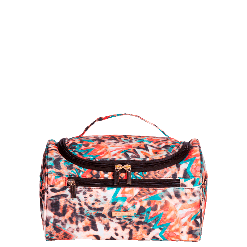 Necessaire Grande com Alça - Animal Print