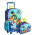Kit Mochilete Grande e Lancheira Pequena Pj Masks M Power Heroes - Colorido