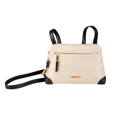 Bolsa Transversal Sestini Liv Branco - Gelo