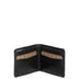 Carteira Masculina Pequena com Friso Couro - Preto