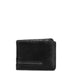 Carteira Masculina Pequena com Friso Couro - Preto