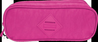 Estojo/Necessaire 2 Compartimentos CRINKLE Rosa