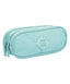 Estojo/Necessaire 2 Compartimentos CRINKLE Azul - Turquesa