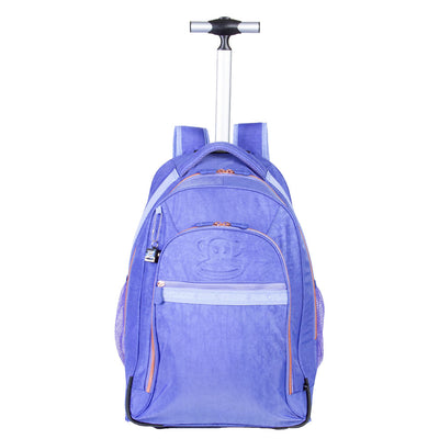 Mochila Carrinho Grande Paul Frank Classics Roxo - Lavanda