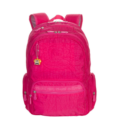 Mochila Grande 2 Compartimentos Paul Frank Classics - Dark Rosa - Pink