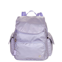 Mochila Média com Tampa Paul Frank Roxo - Lilás Metálico