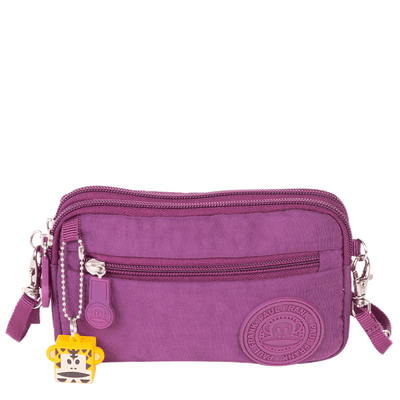 Bolsa 2 Compartimentos Paul Frank Classics Roxo - Ameixa