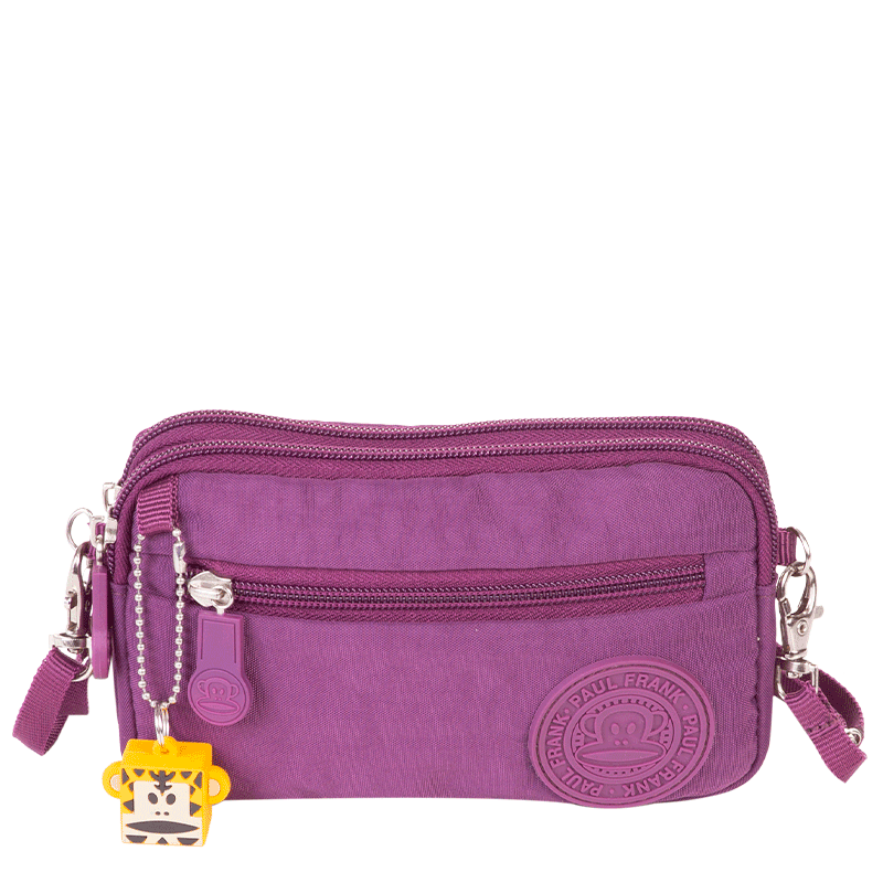 Bolsa 2 Compartimentos Paul Frank Classics Roxo - Ameixa