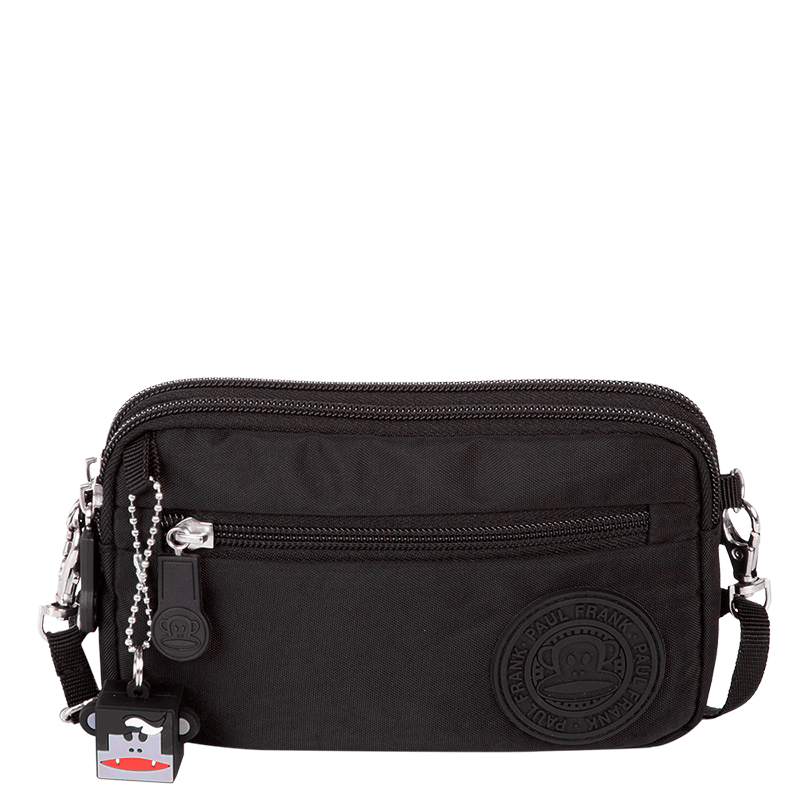 Bolsa 2 Compartimentos Paul Frank Classics - Preto