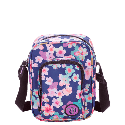 Bolsa Cross Pequena Capricho X04 Azul - Floral