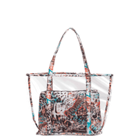 Bolsa Praia Tote Grande com Necessaire - Animal Print