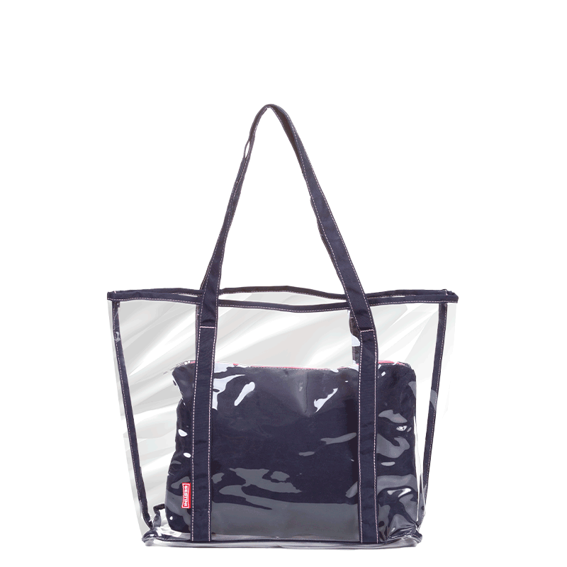 Bolsa Praia Tote Grande com Necessaire - Azul