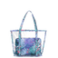 Bolsa Praia Tote Grande com Necessaire Colorido - Folhas