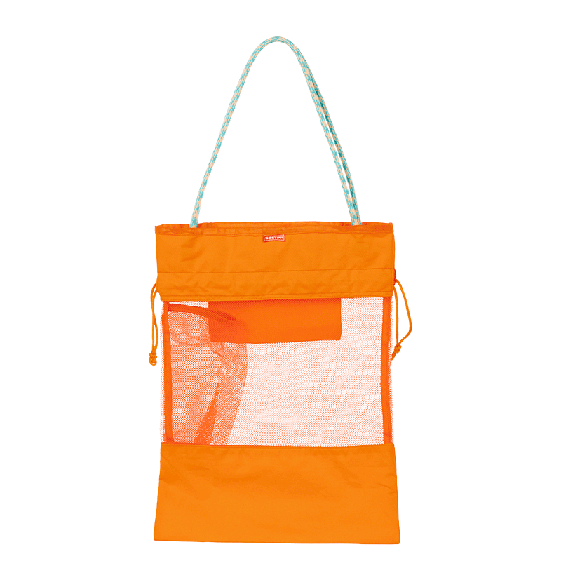 Bolsa Saco Grande Sestini Praia Ss24 - Laranja
