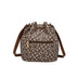 Bolsa Bucket Média Ss23 Monograma Tramado Cfk103 - Marrom