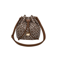 Bolsa Bucket Média Ss23 Monograma Tramado Cfk103 - Marrom