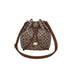 Bolsa Bucket Média Ss23 Monograma Tramado Cfk103 - Marrom