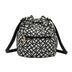 Bolsa Bucket Média Ss23 Monograma Tramado Cfk103 - Preto