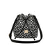 Bolsa Bucket Média Ss23 Monograma Tramado Cfk103 - Preto