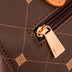 Bolsa Satchel Média Sestini Monograma - Marrom