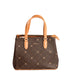 Bolsa Satchel Média Sestini Monograma - Marrom