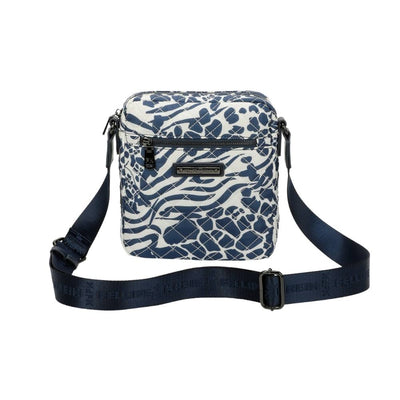 Bolsa Tiracolo Pequena Fellipe Krein Ss23 Matelassê Casual Fk642 - Azul