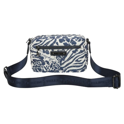 Bolsa Tiracolo Média Fellipe Krein Ss23 Matelassê Casual Fk644 - Azul