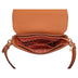 Bolsa Tiracolo Média Fellipe Krein SS23 Napa FK543 Marrom - Caramelo