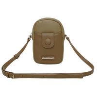 Cross Bag PP Fellipe Krein Aw23 Botão FK554 Marrom - Khaki