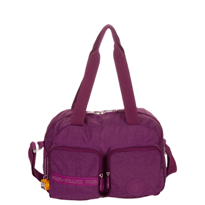 Bolsa Transversal Média Paul Frank Classics Roxo - Ameixa