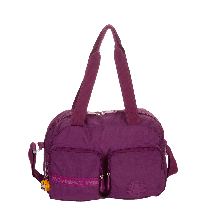 Bolsa Transversal Média Paul Frank Classics Roxo - Ameixa