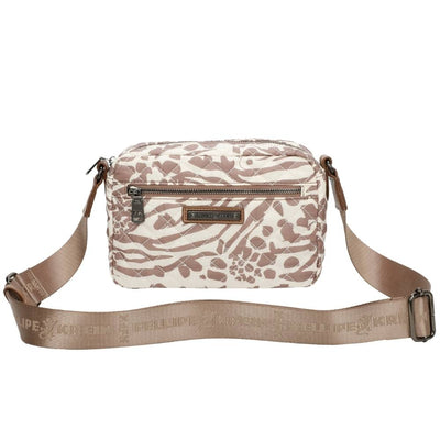 Bolsa Tiracolo Média Fellipe Krein Ss23 Matelassê Casual Fk644 Bege - Nude